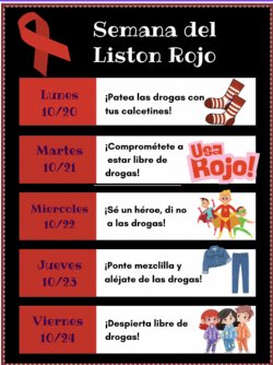 red ribbon week flyer